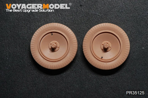 Voyager Model PR35125 1/35 WWII German Sd.Kfz.250/Sd.Kfz.10 Halftrack Wheels with Semperit Tires (Universal)