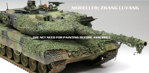 Voyager Model TE064 1/35 Modern NATO Military Camouflage Net Pattern 1 (180mm x 90mm) (W-pattern) (Universal)