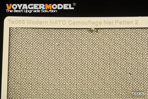 Voyager Model TE065 1/35 Modern NATO Military Camouflage Net Pattern 2 (180mm x 90mm) (SS-Shape) (Universal)