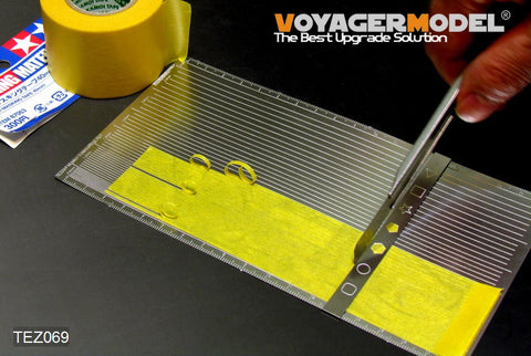 Voyager Model TEZ069 1/35 Masking Tape Cutting Jig 1