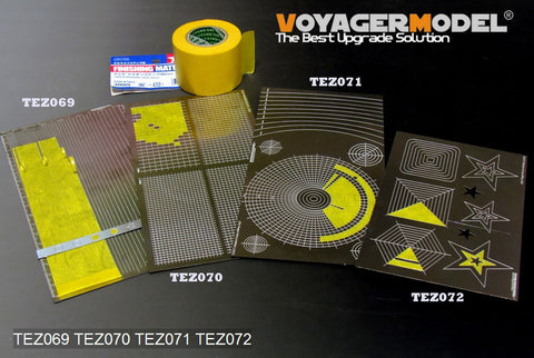 Voyager Model TEZ069 1/35 Masking Tape Cutting Jig 1