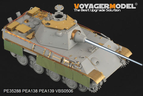 Voyager Model VBS0506 1/35 WWII German KwK42 L/70 Panther Ausf. F Metal Barrel Set (Universal)