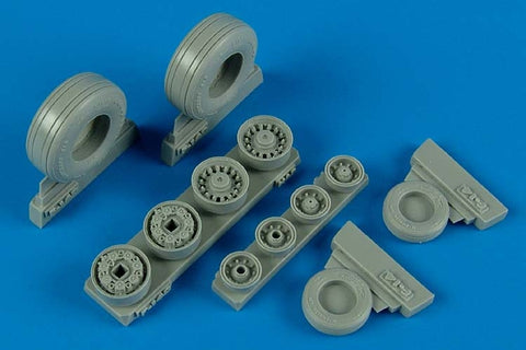 Wheelliant 148005 1/48 F-14B/D Tomcat weighted wheels (For HASEGAWA)