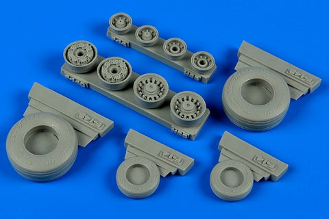 Wheelliant 148012 1/48 F-14B/D Tomcat weighted wheels (For HOBBY BOSS)