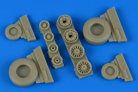 Wheelliant 148019 1/48 F-14B/D Tomcat weighted wheels (For TAMIYA)