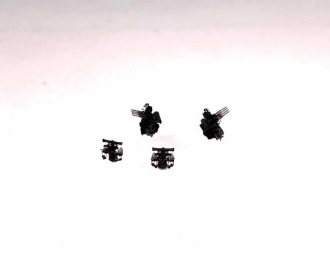 Bunker Studio WS70034 1/700 1.1" Quad AA Guns (with MK44 Director)