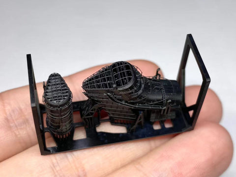 Bunker Studio IJN70123 1/700 Atago Smokestacks & Steam Pipes