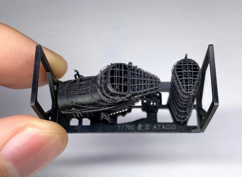 Bunker Studio IJN70123 1/700 Atago Smokestacks & Steam Pipes