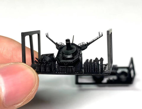 Bunker Studio IJN70144 1/700 MUSASHI Tower Bridge & 15M Rangefinder & Equipments 1944