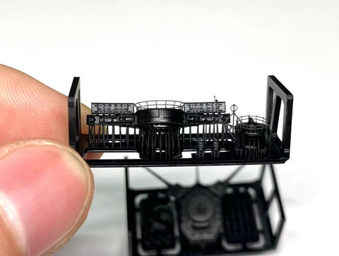 Bunker Studio IJN70144 1/700 MUSASHI Tower Bridge & 15M Rangefinder & Equipments 1944