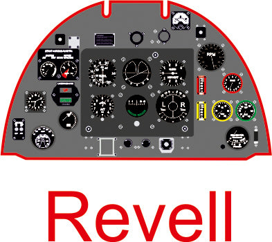 Yahu Models YMA3201 1/32 Spitfire Mk.II Instrument Panel (for Revell)