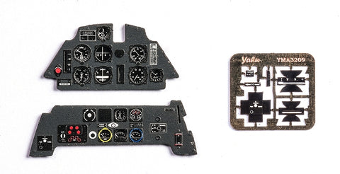 Yahu Models YMA3209 1/32 Messerschmitt Bf 109E Instrument Panel (for Eduard)