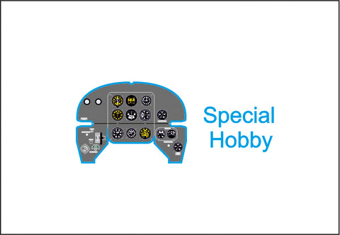 Yahu Models YMA3218 1/32 Yak-3 Early Version Instrument Panel (for Special Hobby)