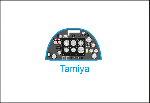 Yahu Models YMA3220 1/32 Spitfire Mk.IX Early Instrument Panel (for Tamiya)