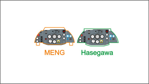 Yahu Models YMA3229 1/32 Me163B-1 Instrument Panel (for Meng / Hasegawa)