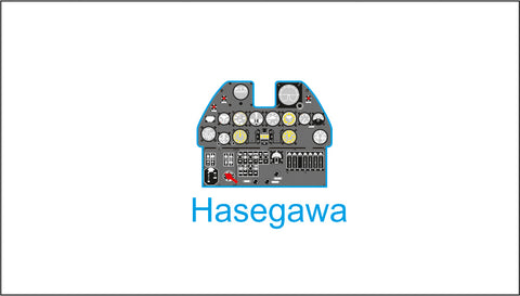 Yahu Models YMA3236 1/32 P-40E Kittyhawk Instrument Panel (for Hasegawa)