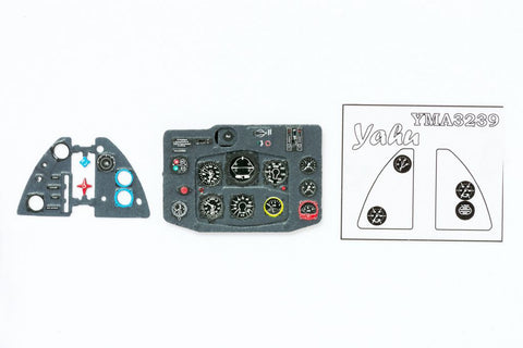 Yahu Models YMA3239 1/32 Me 163B-0 Komet Instrument Panel (for Meng / Hasegawa)