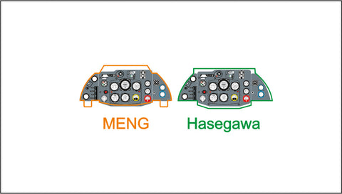 Yahu Models YMA3239 1/32 Me 163B-0 Komet Instrument Panel (for Meng / Hasegawa)