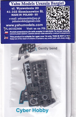 Yahu Models YMA3250 1/32 Messerschmitt Bf 110 C/D Instrument Panel (for Cyber-Hobby)