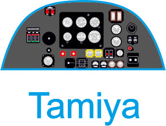 Yahu Models YMA4829 1/48 Beaufighter Mk.VI Instrument Panel (for Tamiya)