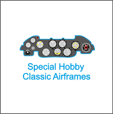 Yahu Models YMA4844 1/48 Fiat CR.32 Instrument Panel (Special Hobby – for Classic Airframes)