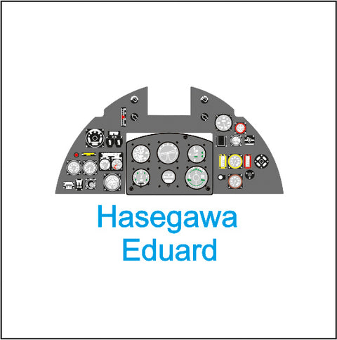 Yahu Models YMA4859 1/48 Typhoon Mk.Ib Early Version Instrument Panel (for Hasegawa/Eduard)