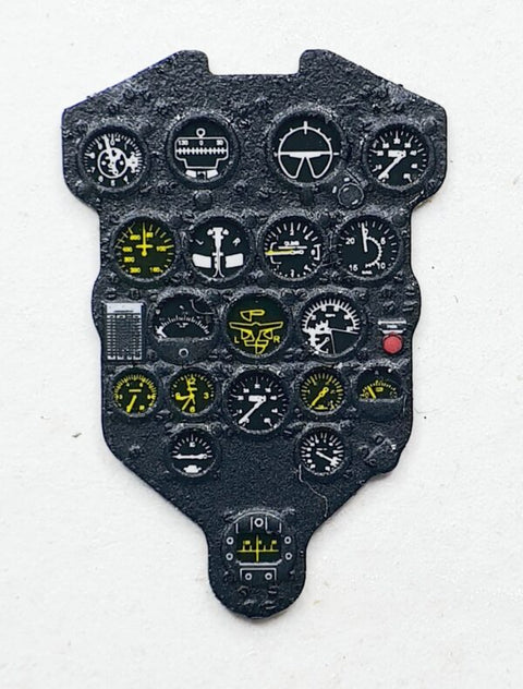 Yahu Models YMA4911 1/48 P-43 Lancer Instrument Panel (for Dauwings)