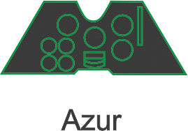 Yahu Models YMA7206 1/72 P.24 Instrument Panel (for Azul)