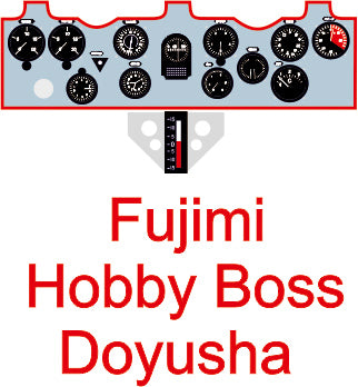 Yahu Models YMA7227 1/72 Type 96 Carrier-Based Fighter Instrument Panel (for Fujimi / HobbyBoss)