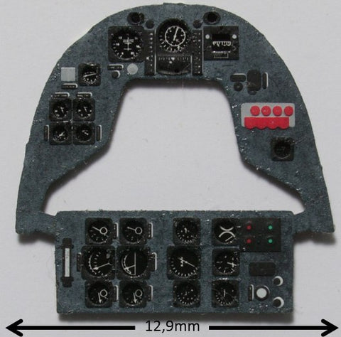 Yahu Models YMA7235 1/72 MB.152 Instrument Panel (for RS Models / Heller)