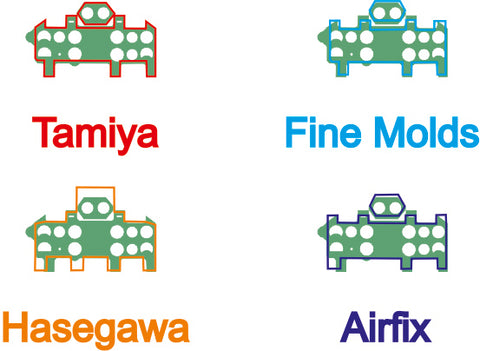 Yahu Models YMA7262 1/72 A6M2 Zero Type 21 Instrument Panel (Nakajima Color) – For Tamiya / Hasegawa / Airfix / Fine Molds