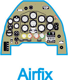 Yahu Models YMA7275 1/72 Junkers Ju-87 B-1 Instrument Panel (for Airfix)