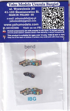 Yahu Models YMA7322 1/72 PZL P.11B Instrument panel (for IBG)