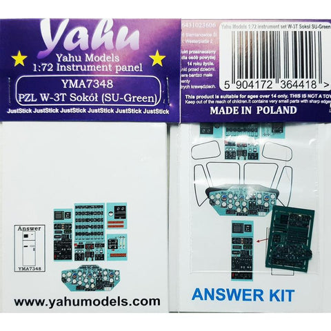 Yahu Models YMA7348 1/72 W-3 Sokol Russian Green (for Answer)