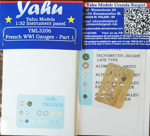 Yahu Models YML3206 1/32 French WWI Gauge – Part 1