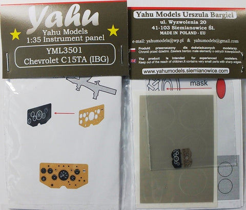 Yahu Models YML3501 1/35 Chevrolet C15TA Armored Truck (for IBG)
