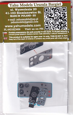 Yahu Models YML3517 1/35 Büssing-NAG 500 Instrument Panel (for IBG)