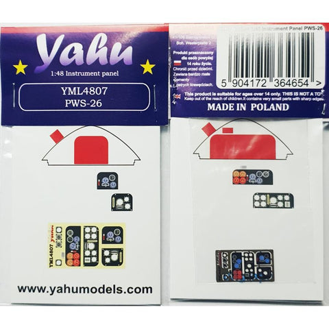 Yahu Models YML4807 1/48 PWS-26 (for Lucgraph)