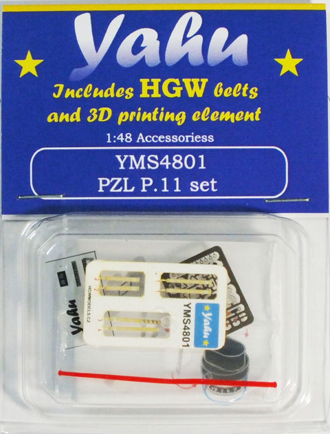 Yahu Models YMS4801 1/48 PZL P.11 Set