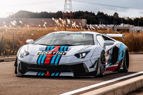 SK Decals SK24206 1/24 LB-WORKS Lamborghini Aventador Ver.2 Martini (for Aoshima)