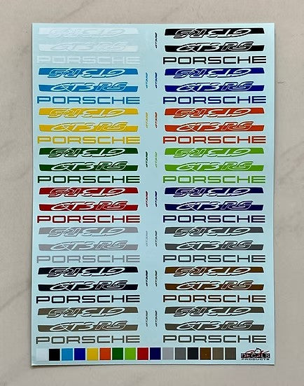 SK Decals SK24210 1/24 Porsche 911 GT3 RS Stripe Decal Set (for Tamiya)