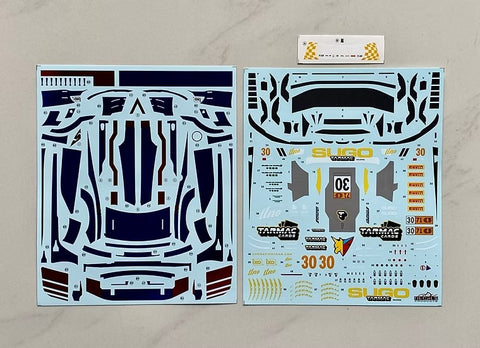 SK Decals SK24218 1/24 Audi R8 LMS evo II GT3 – FIA GT World Cup / Macau GT Cup 2024 – Uno Racing Team #30 (for NuNu)