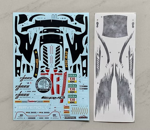 SK Decals SK24220 1/24 Mercedes-AMG GT Evo DTM 2024 – Mercedes-AMG Team Winward (for Tamiya)