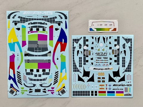 SK Decals SK24221 1/24 Mercedes-AMG GT Evo – Intercontinental GT Challenge – 2025 Meguiar's Bathurst 12H – Mercedes-AMG Team GMR (for Tamiya)