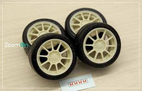 ZoomOn ZR003 1/24 16-inch DC2 '98 Spec Wheel Set