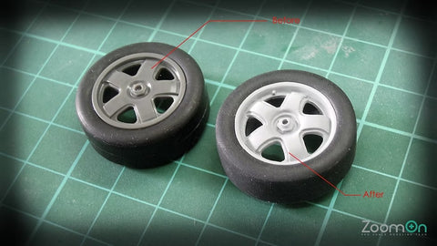 ZoomOn ZR010 1/24 16-inch Mugen MR5 Sports Wheel Set