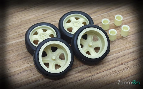 ZoomOn ZR010 1/24 16-inch Mugen MR5 Sports Wheel Set