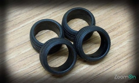 ZoomOn ZR013 1/24 13-15 Inch Stretch Tire Set