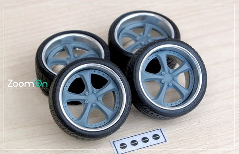 ZoomOn ZR015 1/24 16-inch Work VS-KF wheel set