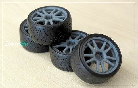 ZoomOn ZR022 1/24 18インチ 5Zigen RSD Wheel Set